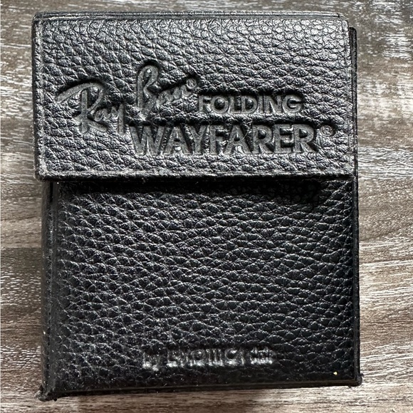 COPY - Ray-Ban Wayfarer Folding Classic Sunglasses, Tortoise shell, good condit… - Picture 4 of 5